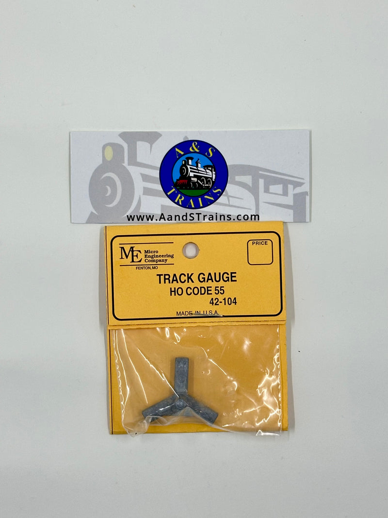 Micro Engineering Company H.O. Scale Code 55 42-104 Track Gauge
