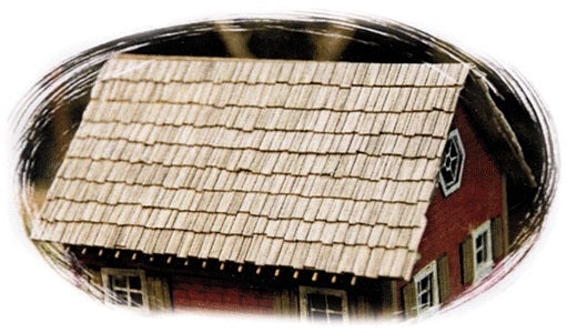 Bar Mills O Scale 0224 Weathered Gray "Shake-Style" Shingles