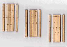 Blair Line N Scale 014 Laser-cut one-lane Wood Grade Crossing Pre-Stained