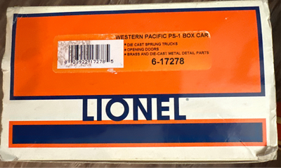 Lionel O-Scale PS-1 Boxcar Western Pacific No. 1353 (6-17278)