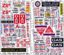 Blair Line N Scale 053 Service Station Signs