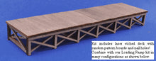Blair Line N Scale 072 Laser Kit Wooden Loading Dock Kit 3 Pack