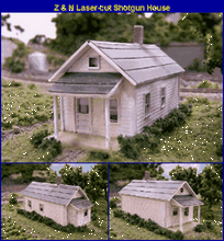 Blair Line N Scale 079 Laser Kit Shotgun House