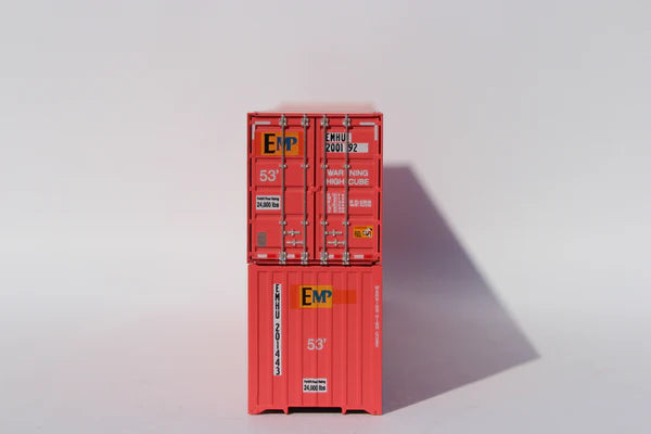N Scale 1:160 Scale JTC EMP (Ex-HUB GROUP red) Set 