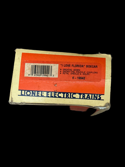 Lionel - O-Scale - Boxcar - "I Love Florida" - No. 19942 - 6-19942