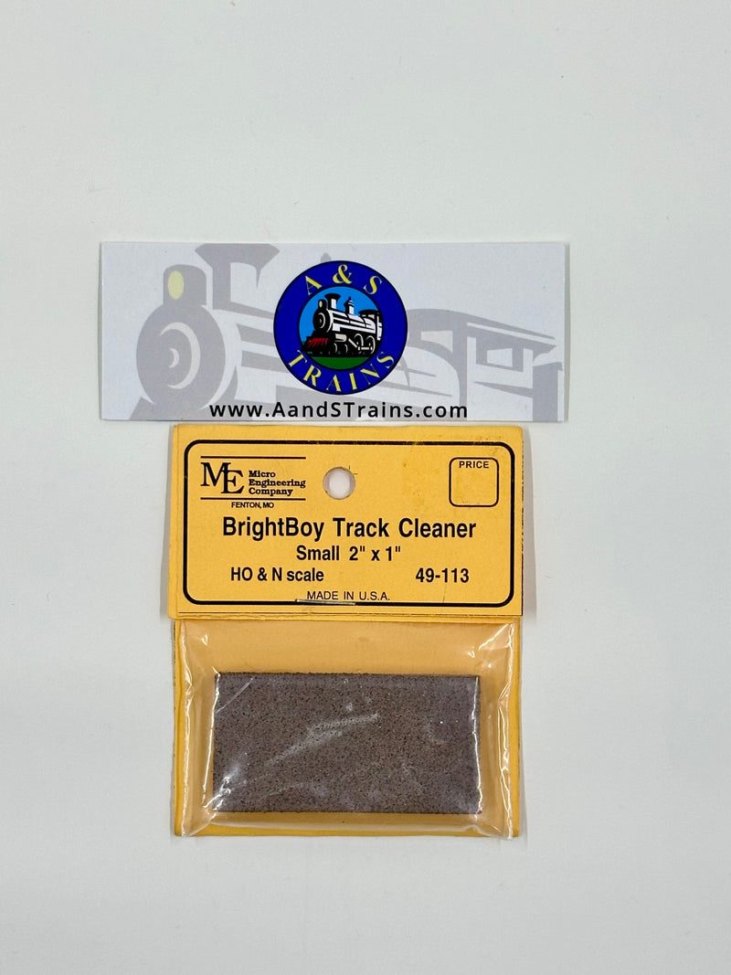 Micro Engineering Company HO & N Scale 49-113 Brightboy Track Cleaner