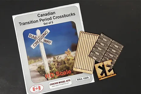 Osborn Model Kits H.O. Scale Transition Crossbucks 1009