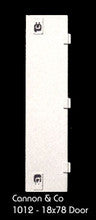 Cannon & Company H.O. Scale HD-1012 Hood Doors HD-1012 18x78 Latched (8)