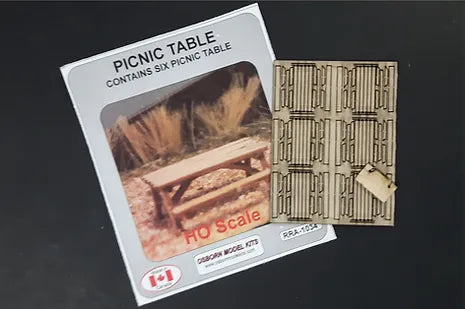Osborn Model Kits H.O. Picnic Tables