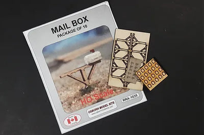 Osborn Model Kits H.O. Scale Mail Boxes 1035