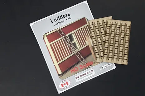 Osborn Model Kits H.O. Scale Ladders 10pk 1058
