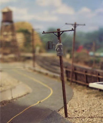 Osborn Model Kits N Scale 3099 Utility Posts and Transformers