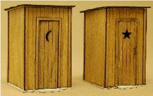 GC Laser H.O. Scale 1145 OUTHOUSE 2-PACK Kit