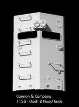 Cannon & Company H.O. Scale HE-1153 Long Hoods Ends HE-1153 Dash 2 Ends (2)
