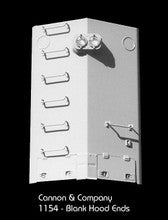 Cannon & Company H.O. Scale HE-1154 Long Hoods Ends HE-1154 Blank Ends (2)