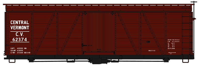 Accurail H.O. Scale 1179 Central Vermont Built &