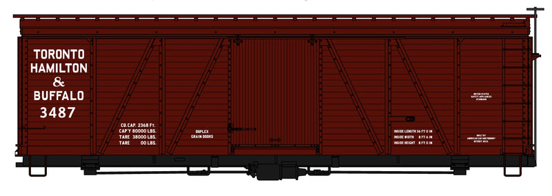 Accurail H.O. Scale 1183 Toronto Hamilton & Buffalo 36&