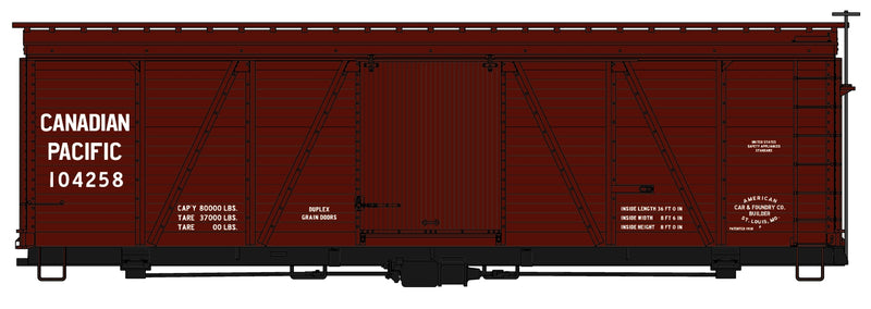 Accurail H.O. 1184 Canadian Pacific 36&