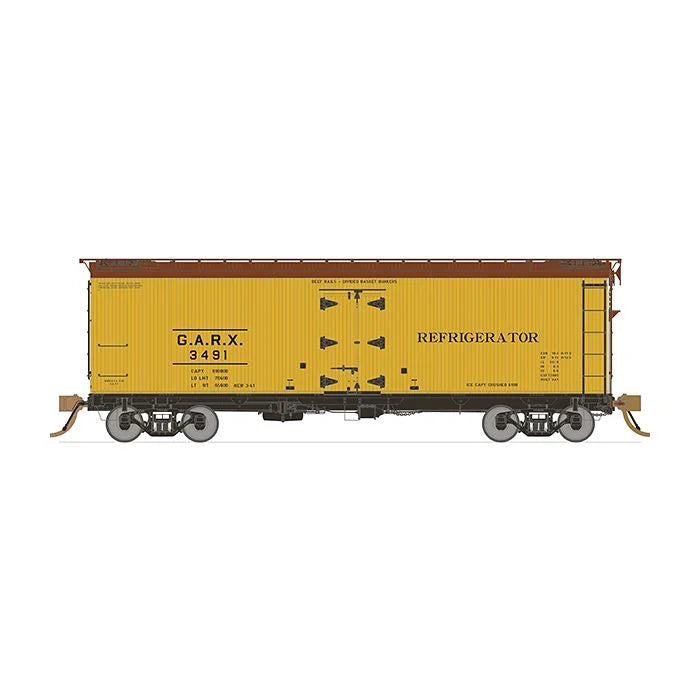 Rapido Trains Inc. H.O. Scale 121054-4 GARX Refrigerator 37&