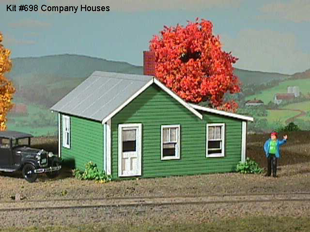 Laser Kit American Model Builder N-Scale 698 Small Company House