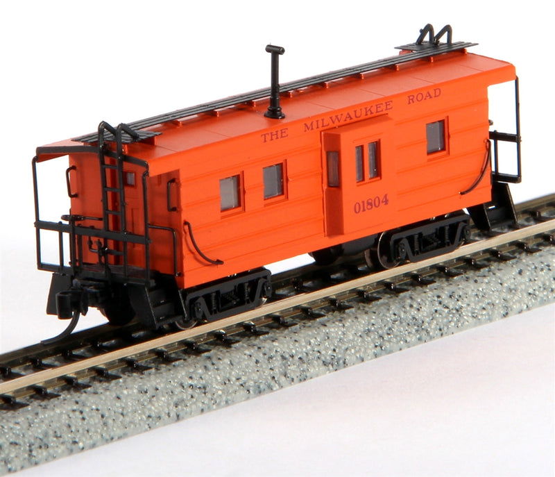 Fox Valley N-Scale 91005 - Caboose, Bay Window - Milwaukee Road - 01952