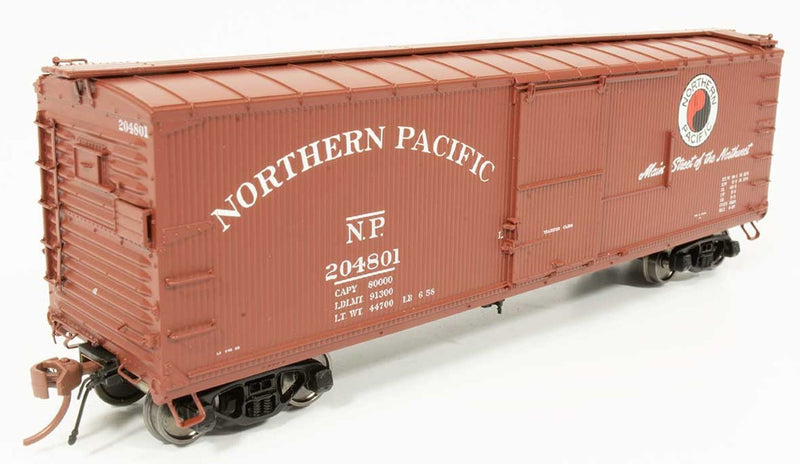 Rapido Trains Inc. H.O. Scale 130018-1 "Main Street..." (1951) Northern Pacific Boxcar 12855