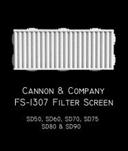 Cannon & Company H.O. Scale FS-1307 Inertial filter Screens FS-1307 SD50-SD90 (4)