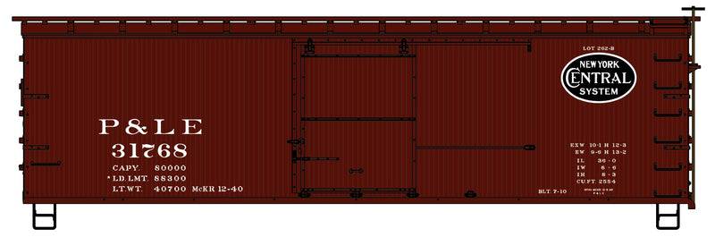 Accurail H.O. Scale 1313 Pittsburg & Lake Erie/NYC 36&