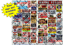Blair Line N Scale 035 Vintage Feed & Seed Signs
