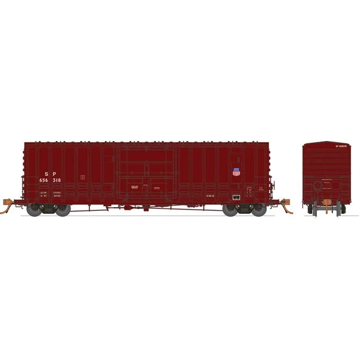 Rapido Trains Inc. H.O. Scale 137008-3 SP/UP Shield Repaint PC&F B-100-40 Boxcar 656319