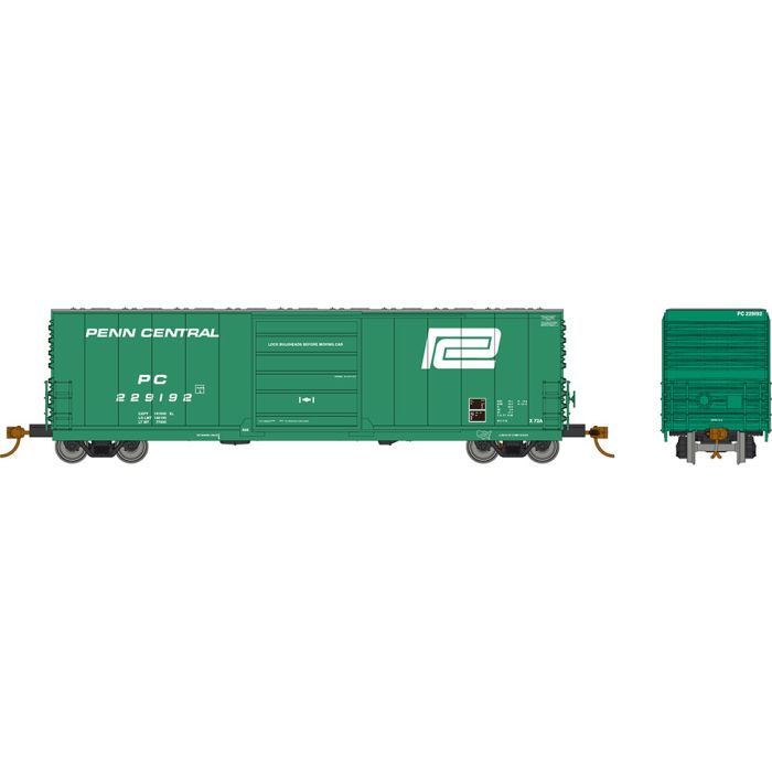 Rapido Trains Inc. H.O. Scale 139001-6 Penn Central Large Logo Evans X72 Boxcar 229447