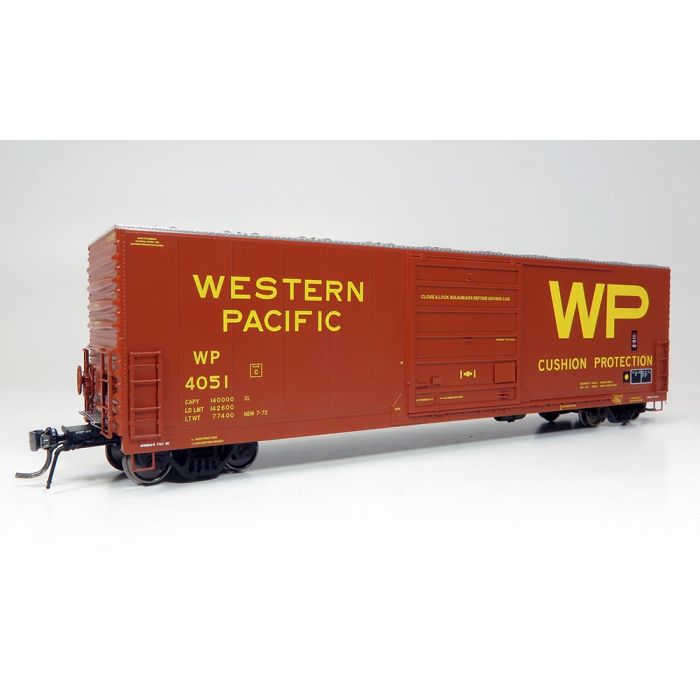 Rapido Trains Inc. H.O. Scale 139007-3 Western Pacific Evans X72 Boxcar 4056