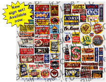 Blair Line N Scale 039 Porcelain Advertising Signs II