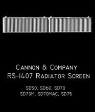 Cannon & Company H.O. Scale RS-1407 Radiator Screens & Grilles RS-1407 SD50-SD75 (2)