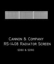 Cannon & Company H.O. Scale RS-1408 Radiator Screens & Grilles RS-1408 SD80-SD90 (2)