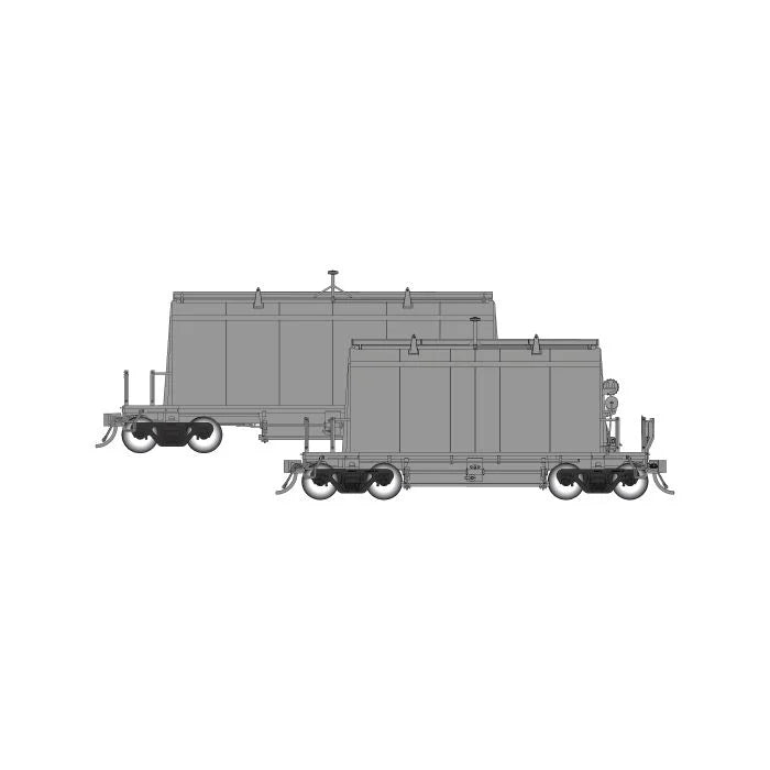 Rapido Trains Inc. H.O. Scale 143099 Short-Undecorated NSC Barrel Ore Hopper
