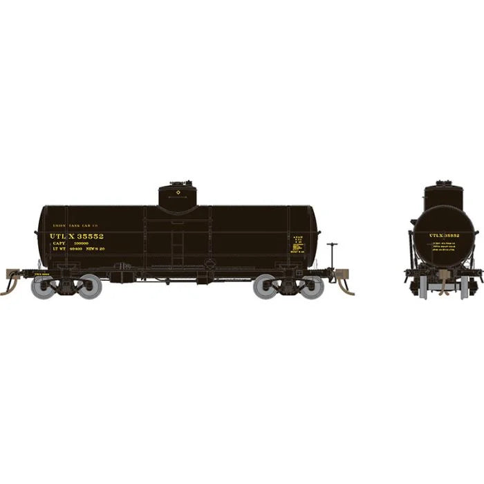 Rapido Trains Inc. H.O. Scale 159007A UTLX-1950s Union X-3 Tankcar 38923