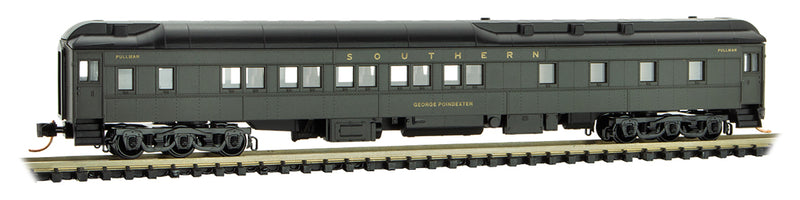 Micro Trains N-Scale 141 00 330 - Passenger Car, Heavyweight, Pullman Sleeper 10-1-2 - Southern - George Poindexter