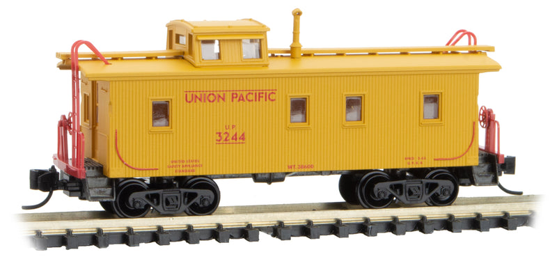 Micro Trains N-Scale 050 00 101 - Caboose, Cupola, Wood - Union Pacific - 3244