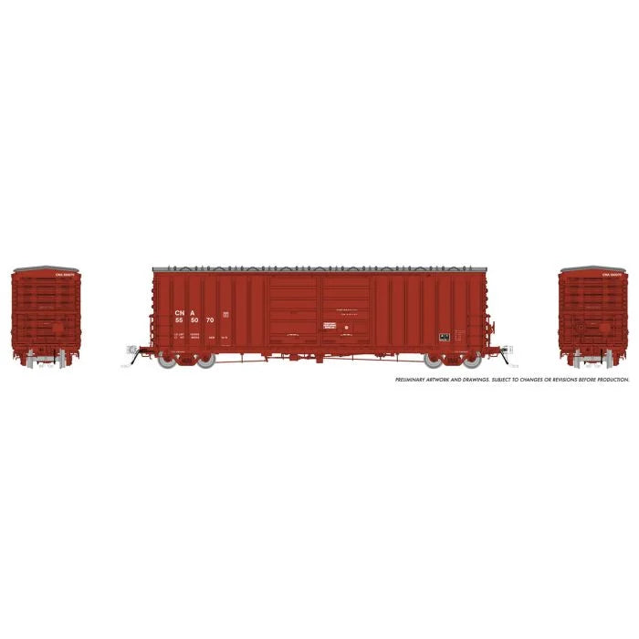 Rapido Trains Inc. H.O. Scale 170008A Canadian National PC&F B-70-69 Boxcar 555087