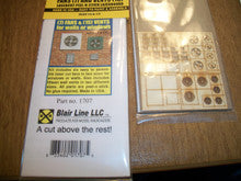 Blair Line Z/N/H.O. Scale 1707 Fans (7) and Vents (15)