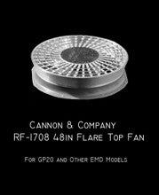 Cannon Company H.O. Scale RF-1708 Thinwall Radiator Fans RF-1708 48" Flare Top Fan- GP20 (2)