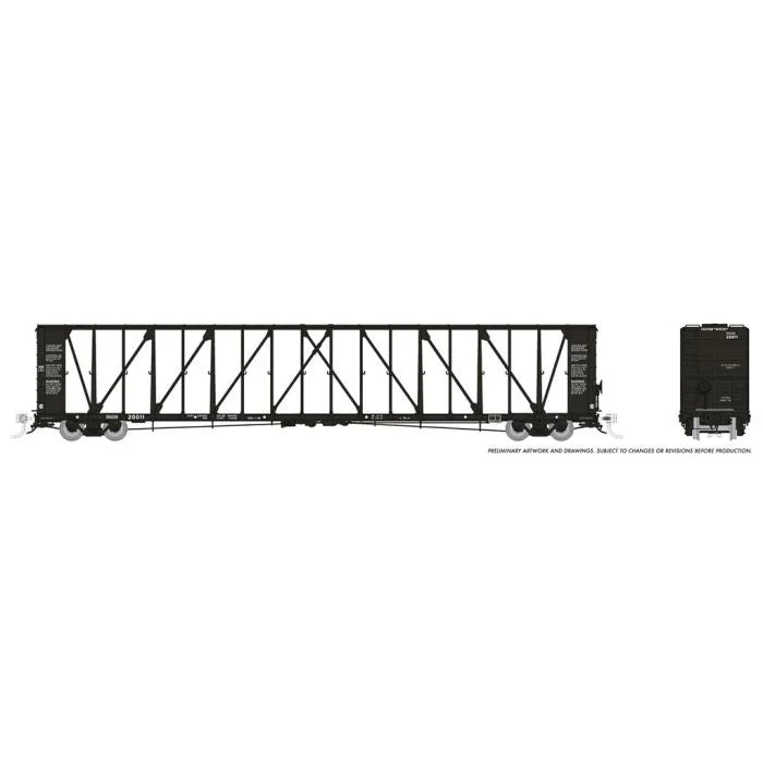 Rapido Trains Inc. 174005-1 NSC Centerbeam Flatcar Mississippi Delta 20011