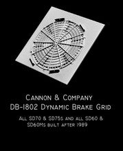 Cannon & Company H.O. Scale DB-1802 Dynamic Brakes DB-1802 D/B Hatch SD60-75