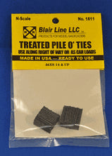 Blair Line H.O. Scale 2811 Pile of Ties Treated Ties 2 Pack