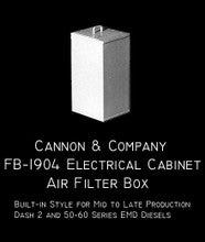 Cannon & Company H.O. Scale FB-1904 Dash 2, 50/60 ECAFB (2)