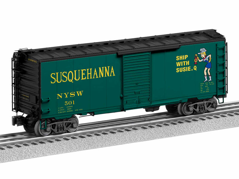 Lionel O-Scale Freight Sound Boxcar Susquehanna No. 501 (1926680)