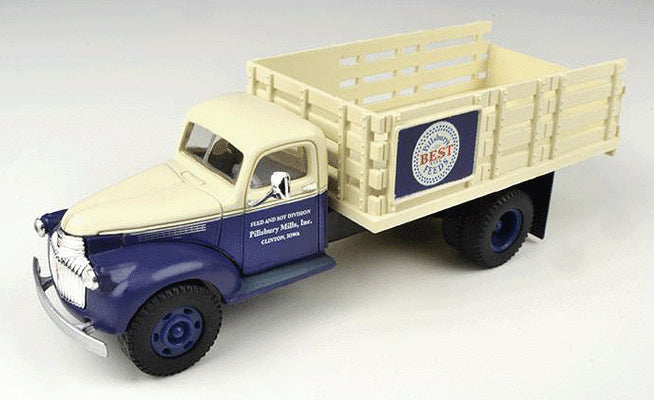 Mini Metals H.O. Scale 30341 1941-1946 Chevrolet Stakebed Truck - Assembled -- Pillsbury Feeds