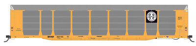 Intermmountian N-Scale Bi-Level Autorack BNSF - Black & White Herald