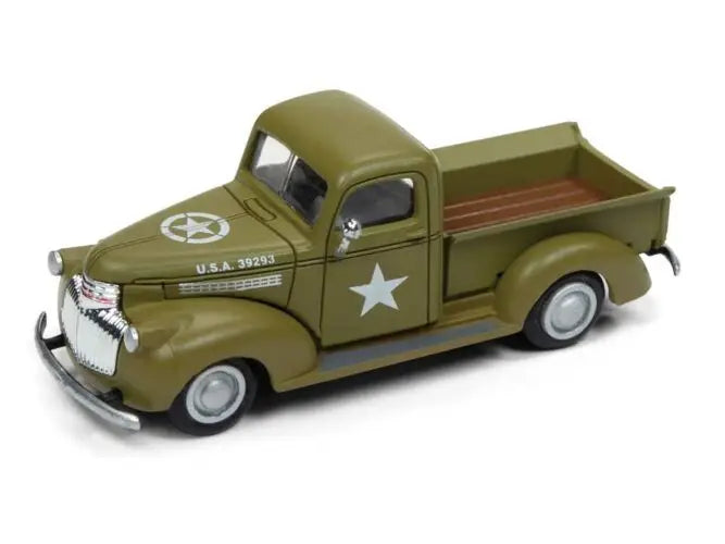 Mini Metals H.O. Scale 30516 1941 - 46 Chevrolet Pickup Truck - Assembled - Mini-Metals(R) -- United States Army